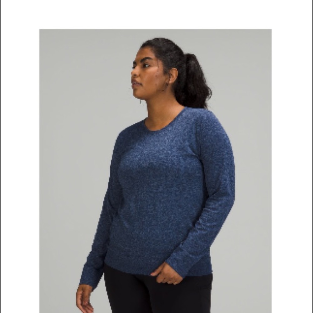 Lululemon Swiftly Breathe Long Sleeve in Blue